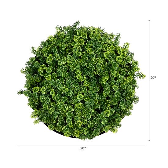 Nearly Natural 20in. Green Irish Meadow Wall Panel Artificial Plant