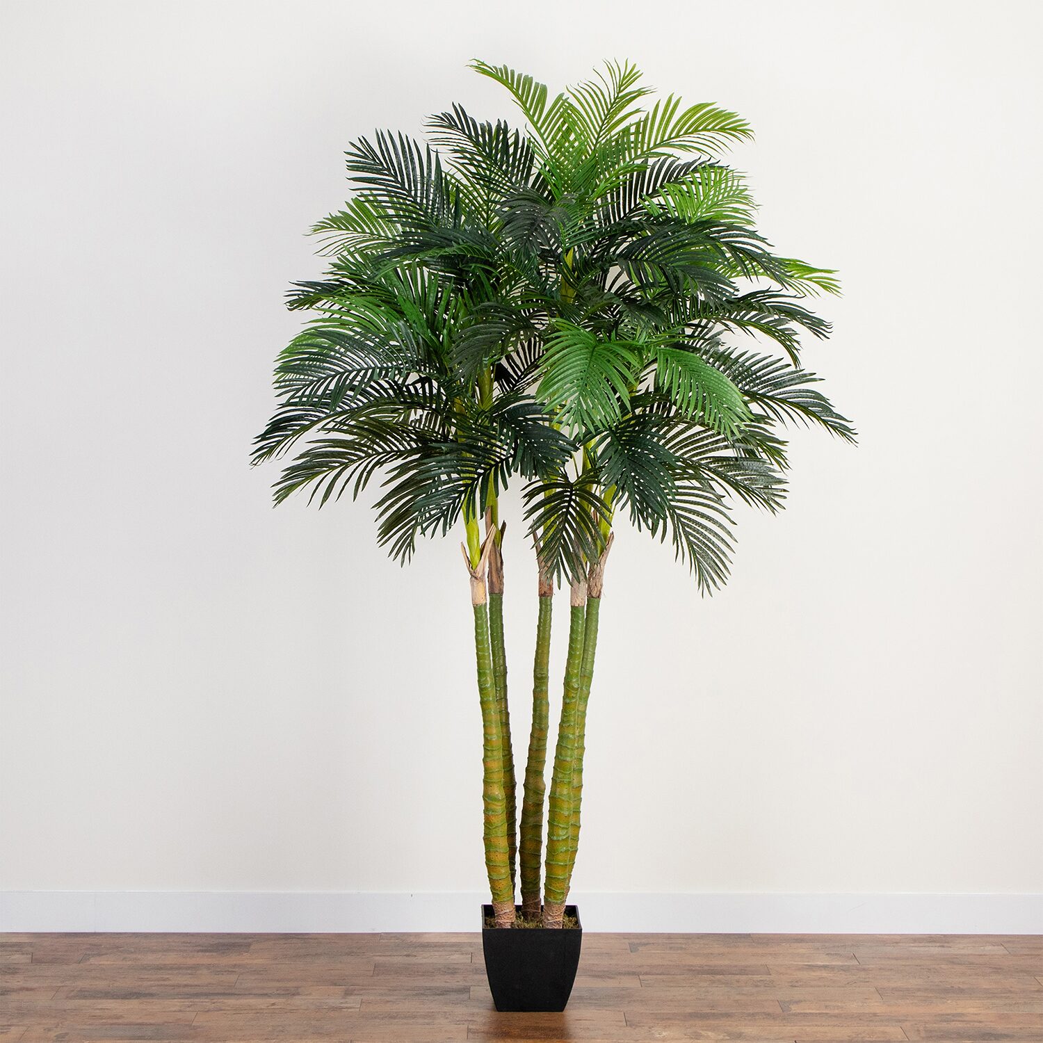Nearly Natural 9.5ft. Green Areca Palm Indoor Artificial Tree