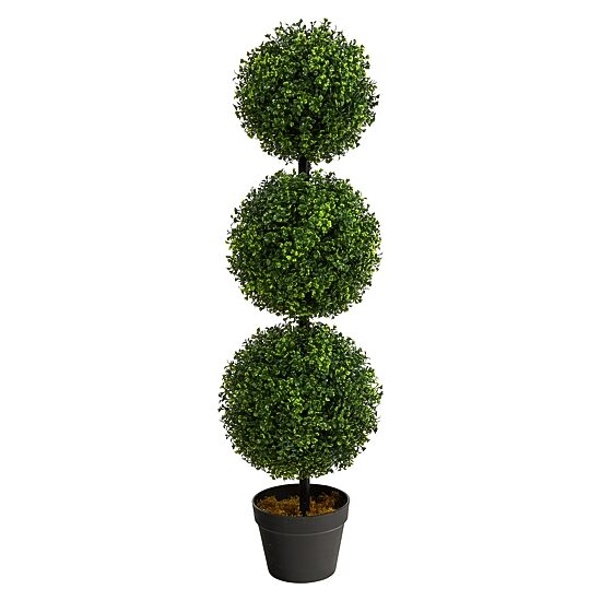 Nearly Natural 3ft. Green Boxwood Topiary