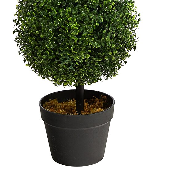 Nearly Natural 3ft. Green Boxwood Topiary