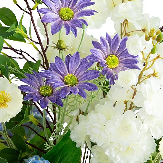 Nearly Natural 31in Mixed Flower And Hydrangea Floral Arrangement