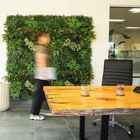 Nearly Natural 40in. X 40in. Green Amazon Rainforest Wall Panel Artificial Plant