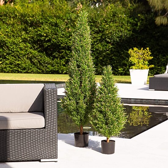 Nearly Natural 3ft. Green Rosemary Topiary