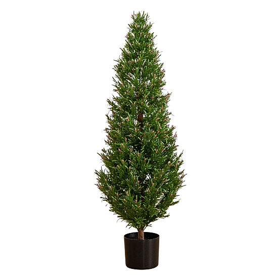Nearly Natural 4ft. Green Rosemary Topiary