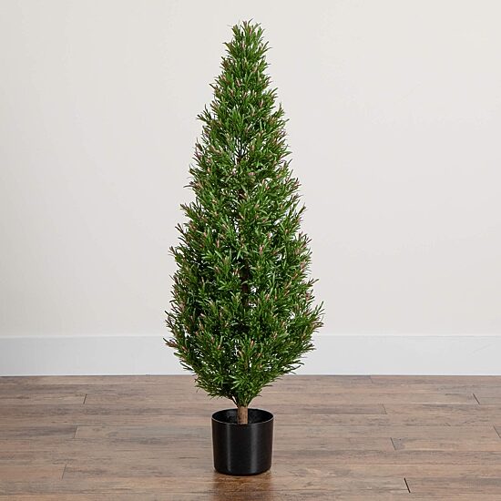 Nearly Natural 4ft. Green Rosemary Topiary