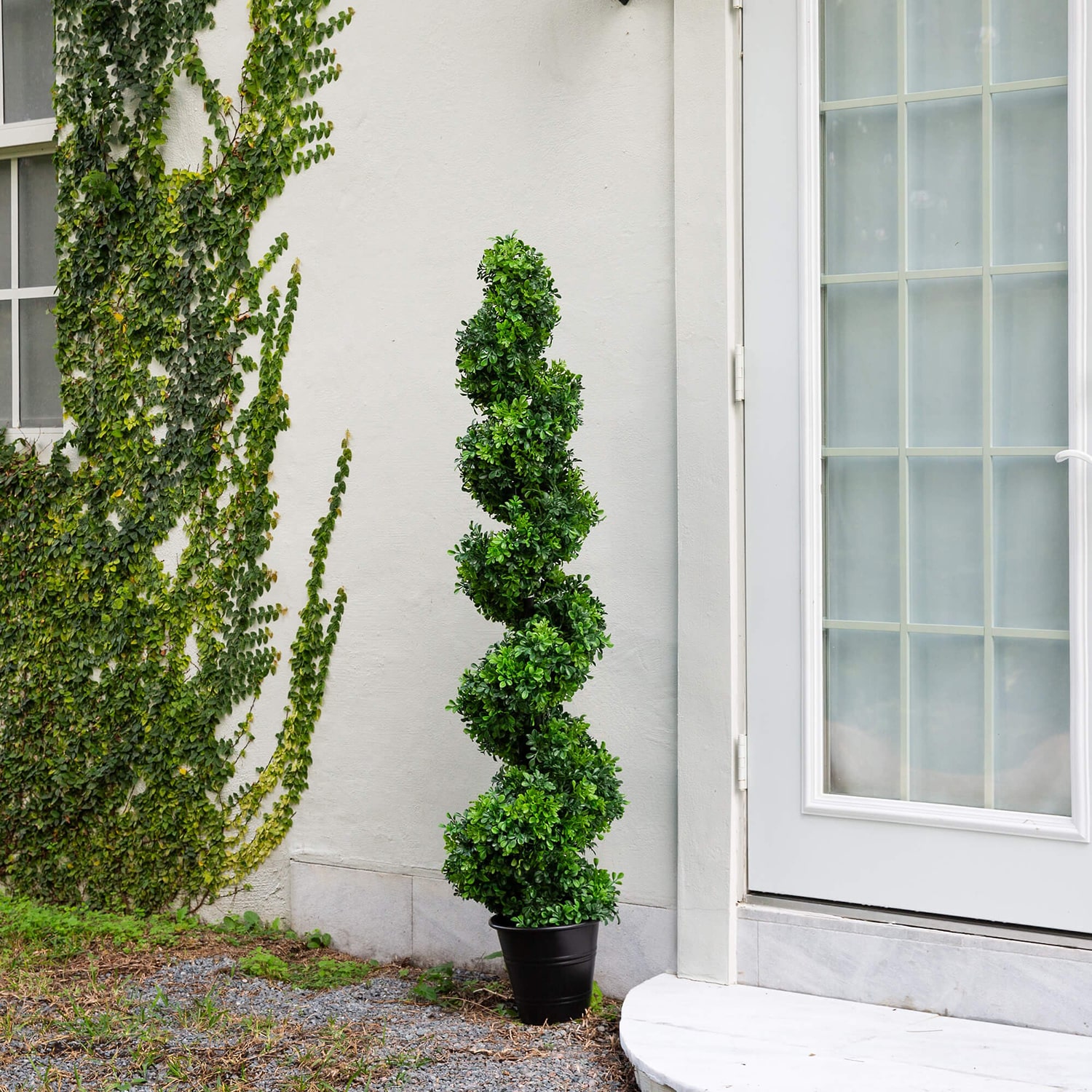 Nearly Natural 5ft. Green Boxwood Topiary
