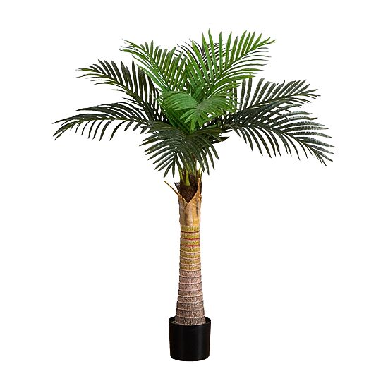 Nearly Natural 4ft. Green Coconut Palm Indoor Artificial Tree