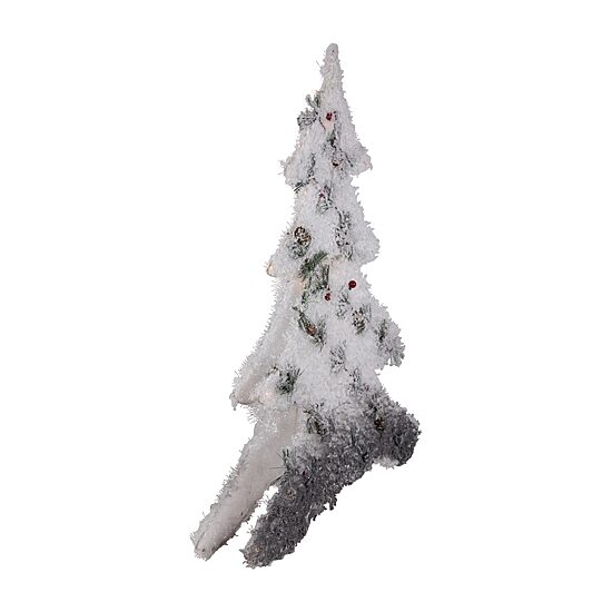 Northlight 28" Led Lighted 2d Tinsel And Pine 2 Foot Pine Christmas Tree