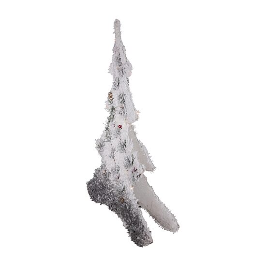 Northlight 28" Led Lighted 2d Tinsel And Pine 2 Foot Pine Christmas Tree
