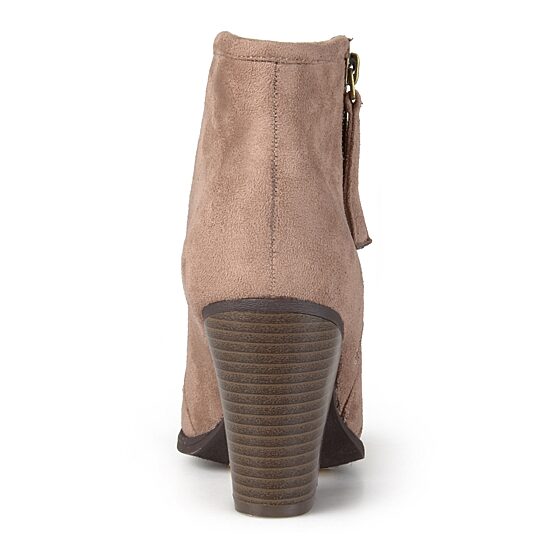 Journee Collection Womens Link Stacked Heel Booties