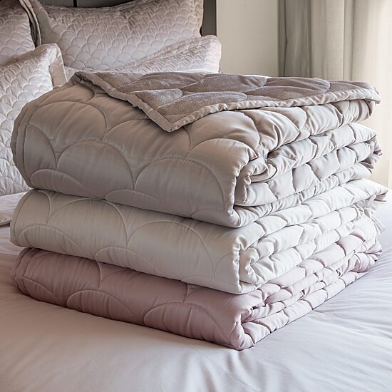 Nikki Chu Brushed Velvet Down Alternative Hypoallergenic Midweight Blanket