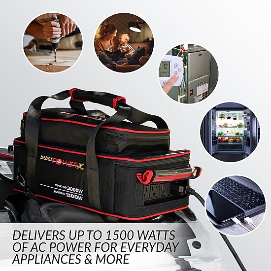 Handy Power X HPX1530INVCBLBG Power Source 1500W/3000W