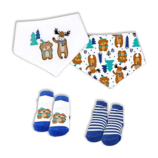 3 Stories Trading Company Baby Boys And Girls 5 Piece Blanket Set