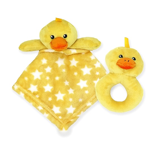 3 Stories Trading Company Baby Boys And Girls Blanket Nunu And Rattle