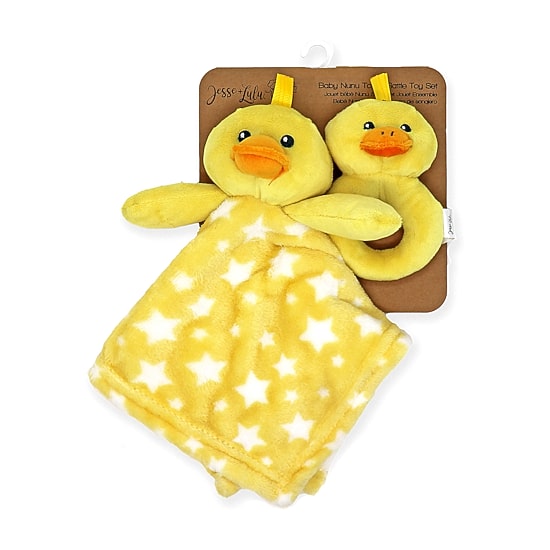3 Stories Trading Company Baby Boys And Girls Blanket Nunu And Rattle
