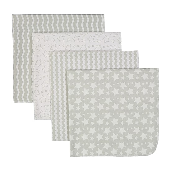 3 Stories Trading Company Baby Striped Blanket And 4 Receiving Blankets
