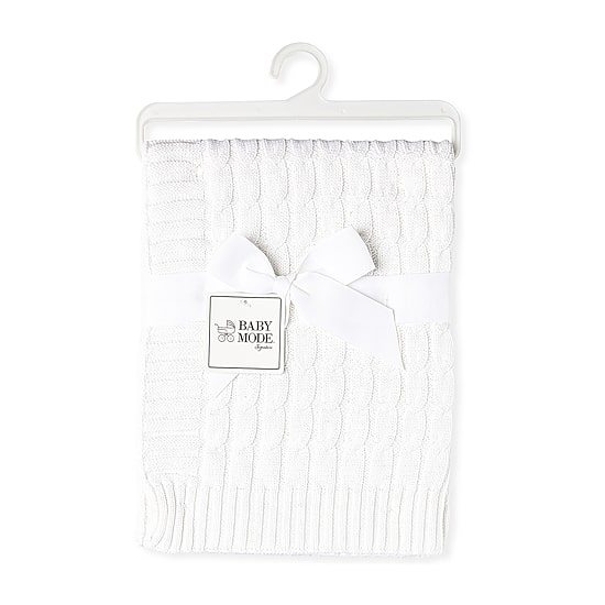 3 Stories Trading Company Baby Cable Knit Gift Set 2-pc. Baby Blanket