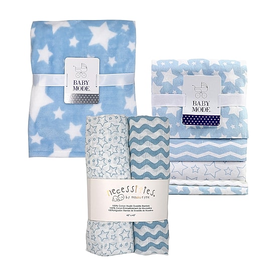 3 Stories Trading Company Baby Stars 7 Piece Blanket Gift Set