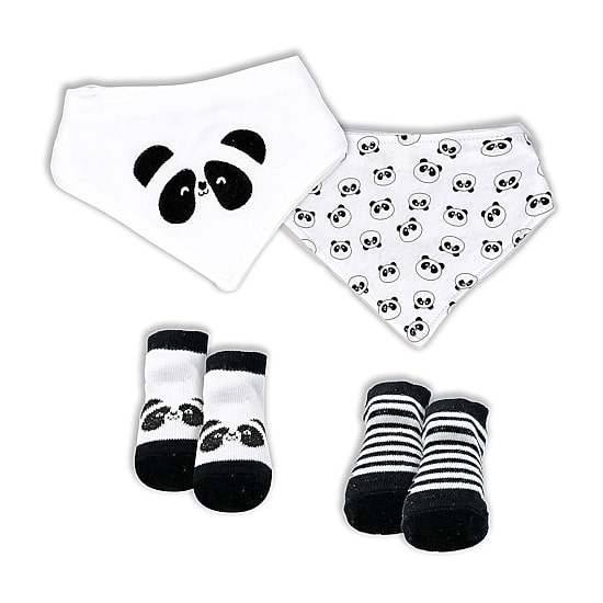 3 Stories Trading Company Baby Girls Bibs And Socks Set 8-pc.
