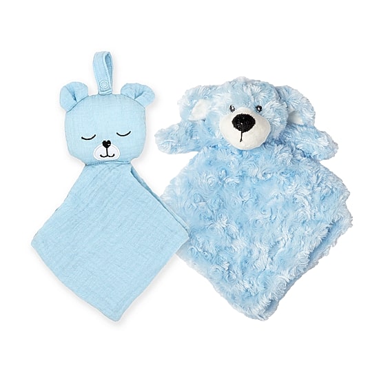 3 Stories Trading Company Baby Muslin Pacifier Keeper With Plush Nunu 2-pc.