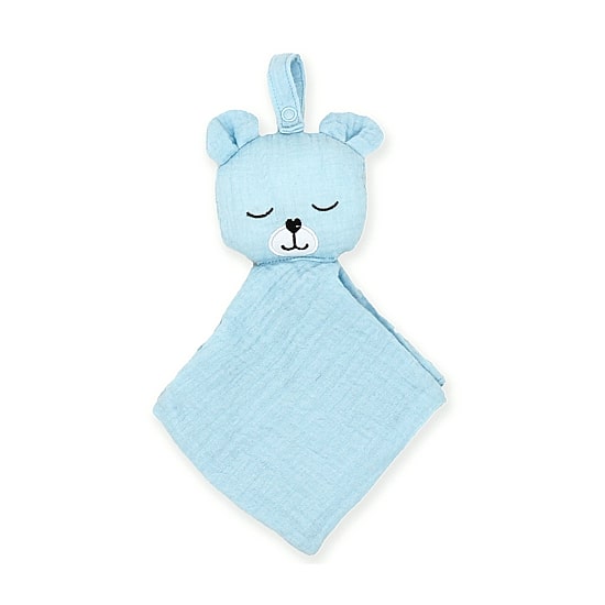 3 Stories Trading Company Baby Muslin Pacifier Keeper With Plush Nunu 2-pc.