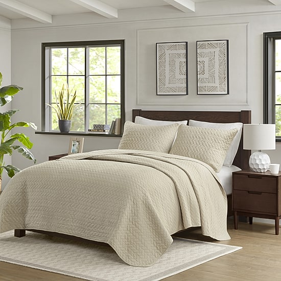 Madison Park Velvet Touch 3-pc. Coverlet Set