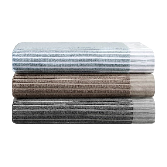 Martex Martex Sculpted Stripe Quick Dry Striped Bath Towel