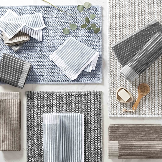 Martex Martex Sculpted Stripe Quick Dry Striped Bath Towel