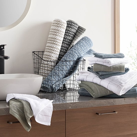 Martex Martex Slub Stripe Quick Dry Striped Bath Towel