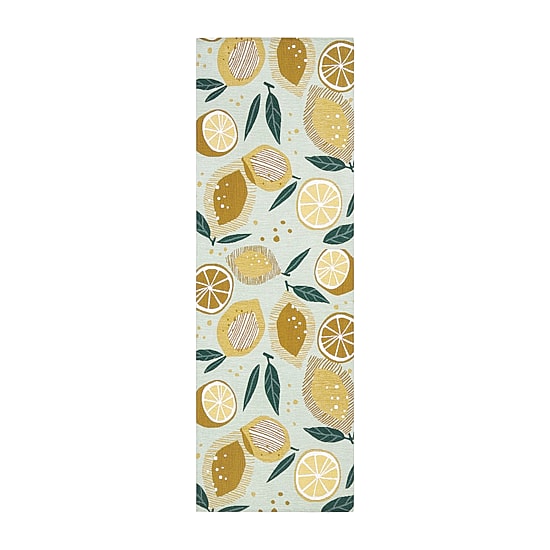 Town And Country Livie Floral Washable 24" X 72" Indoor Rectangular Runner
