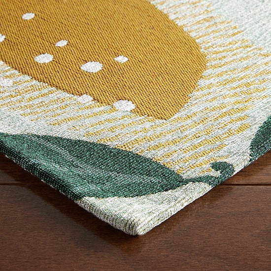 Town And Country Livie Floral Washable 24" X 72" Indoor Rectangular Runner