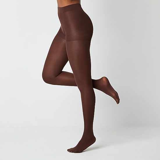 Mixit Womens Opaque Tights in Chocolate
