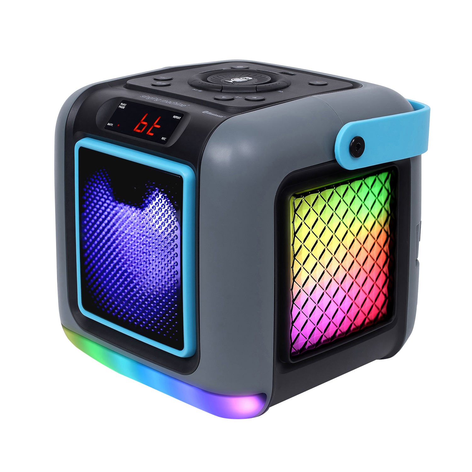 Singing Machine Cube Mini 2-pc. Karaoke Machine Sml668g
