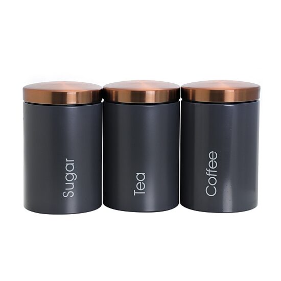 MegaChef Essential Kitchen Storage 3-pc. Canister