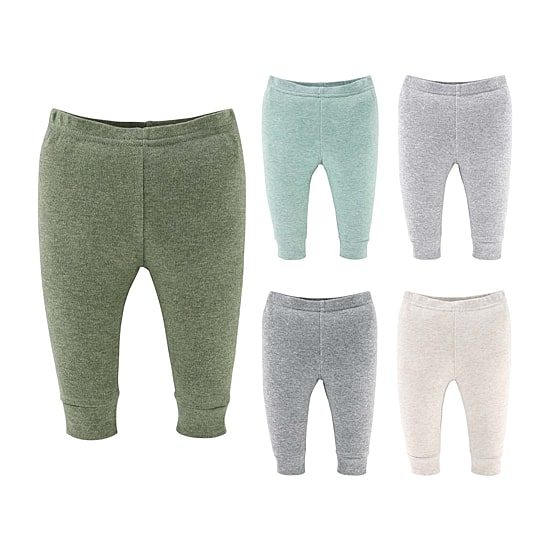 The Peanutshell Baby Unisex Easy-on + Easy-off Mid Rise Straight Regular Fit Pull-On Pant