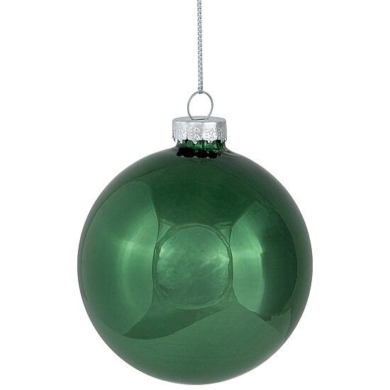 Northlight 3" Finish Glass Ball And Onion 9ct Christmas Ornament