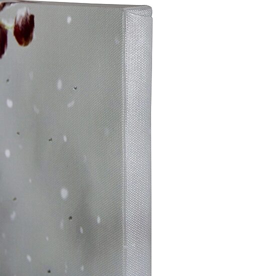 Northlight 16" Lighted Red Cardinals And Berries Canvas Art