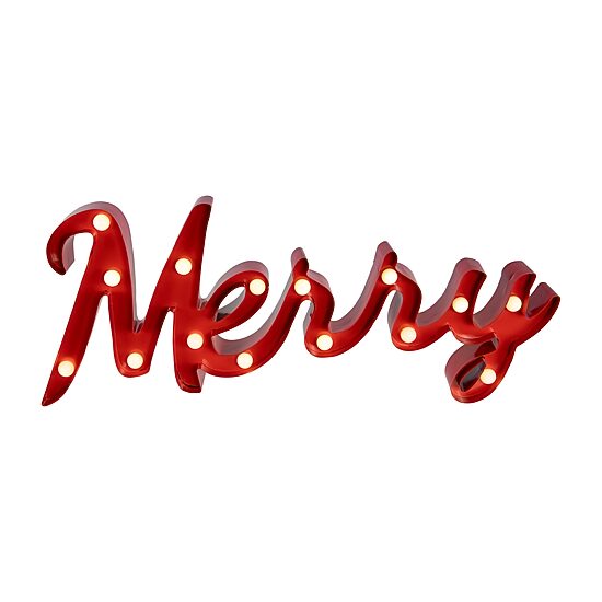 Northlight 21" Lighted "Merry" Marquee Lights