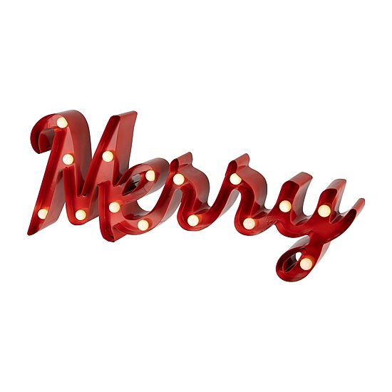 Northlight 21" Lighted "Merry" Marquee Lights