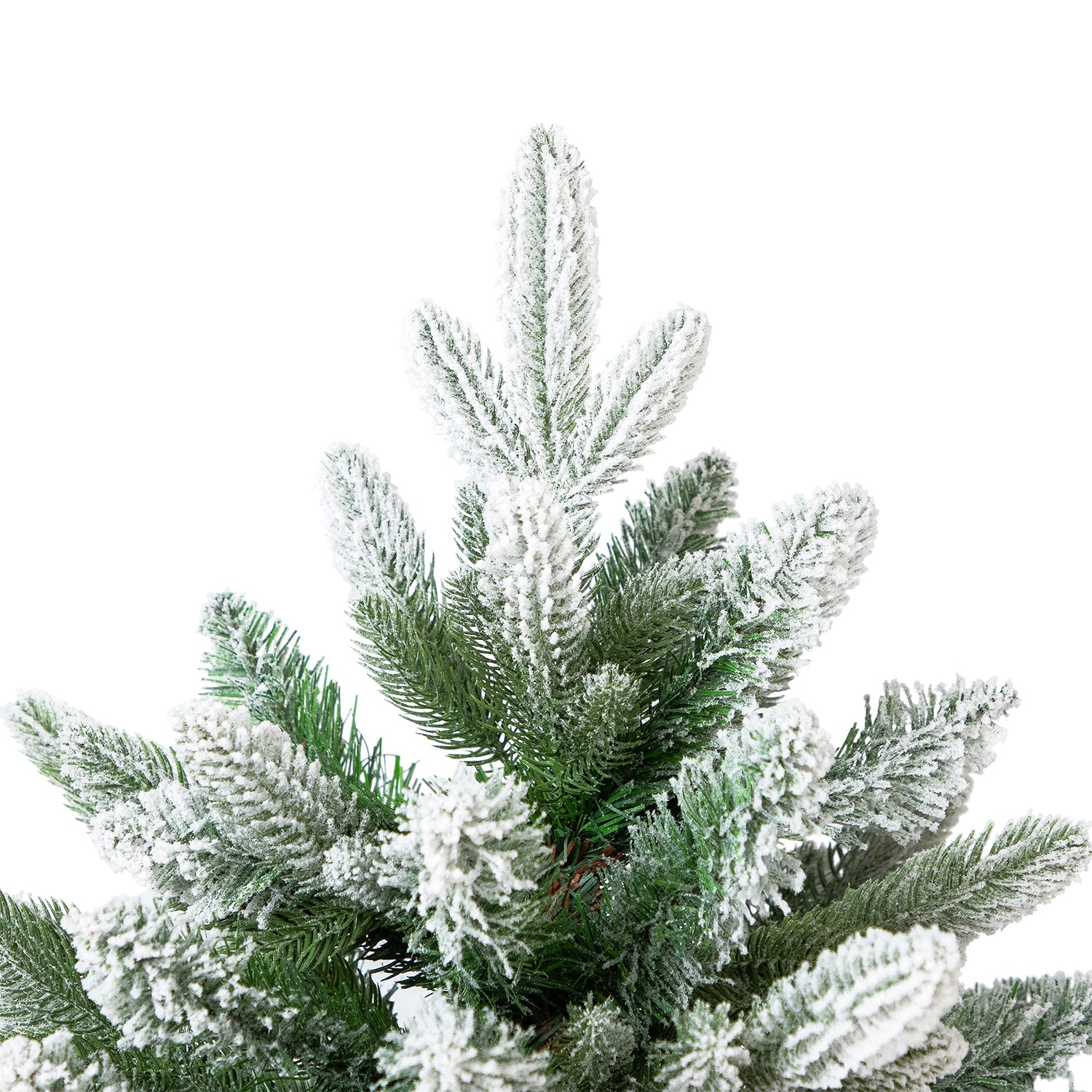 Northlight 7ft Mountain Pearl Flocked Artificial 6 1/2 Foot Flocked Christmas Tree