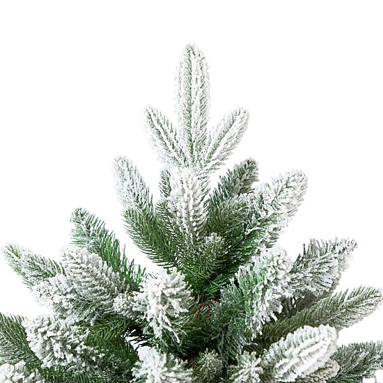 Northlight 7ft Mountain Pearl Flocked Artificial 6 1/2 Foot Flocked Christmas Tree