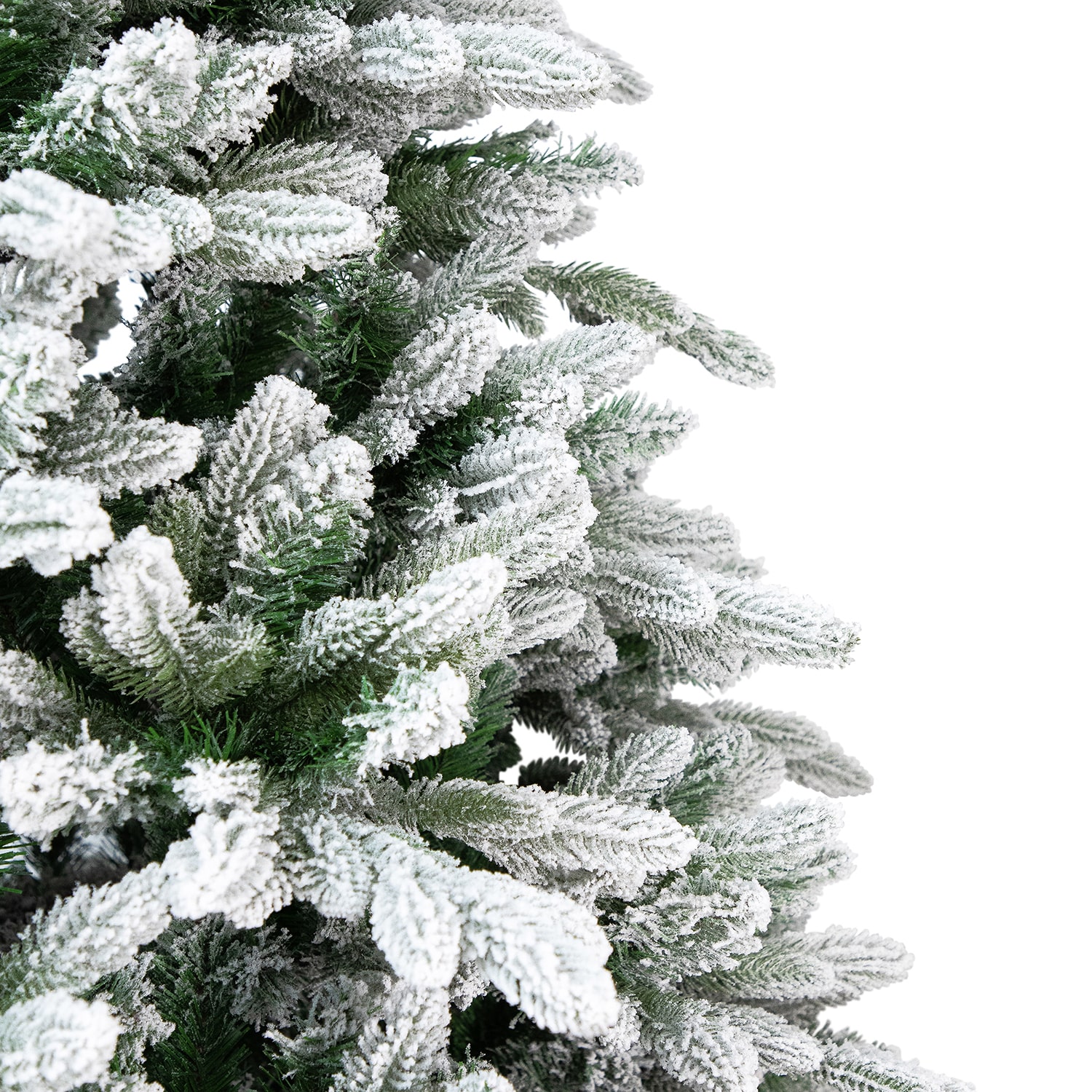 Northlight 7ft Mountain Pearl Flocked Artificial 6 1/2 Foot Flocked Christmas Tree