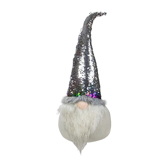 Northlight 24" Gnome With Rainbow Flip Sequin Hat Christmas Gnome