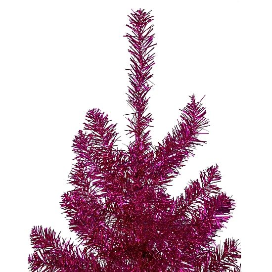 Northlight 5ft Metallic Pink Tinsel 4 1/2 Foot Christmas Tree