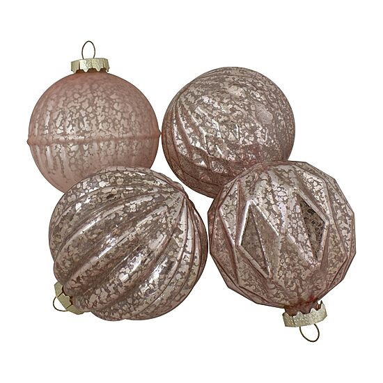 Northlight 3" Finial And Glass Ball Christmas Ornament