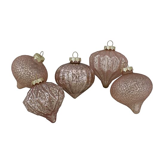 Northlight 3" Finial And Glass Ball Christmas Ornament