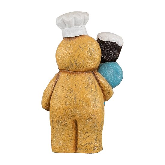 Northlight 18" Led Lighted Glittered Gingerbread Snowman Chef Christmas Figurine