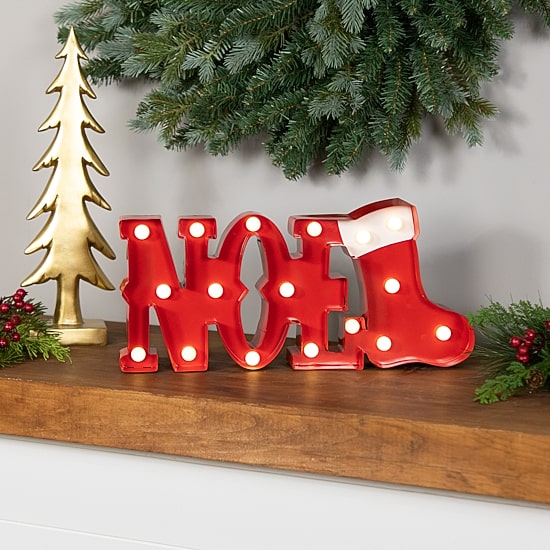 Northlight 16" Lighted "Noel" Marquee Lights
