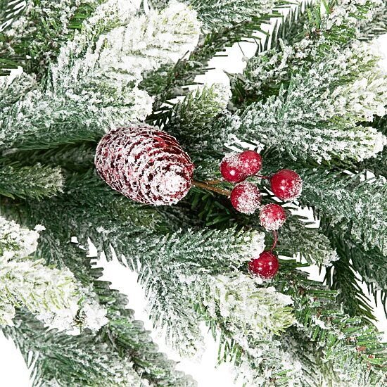 Northlight 7ft Flocked Snowcap Grove Fir Christmas Indoor Garland