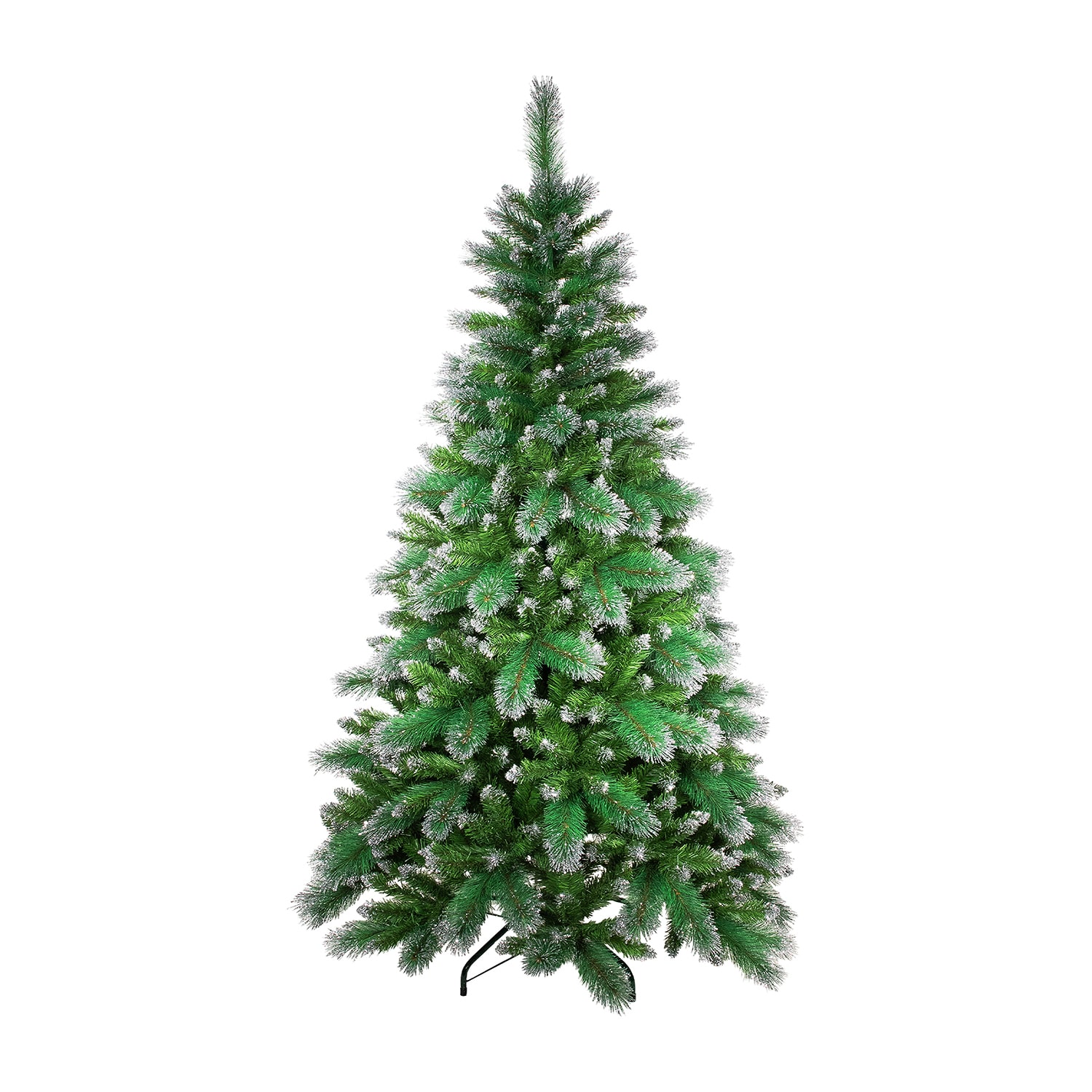 Northlight 6ft Twotone Spruce Pine Glitter Tip Medium Artificial 6 Foot Pine Christmas Tree